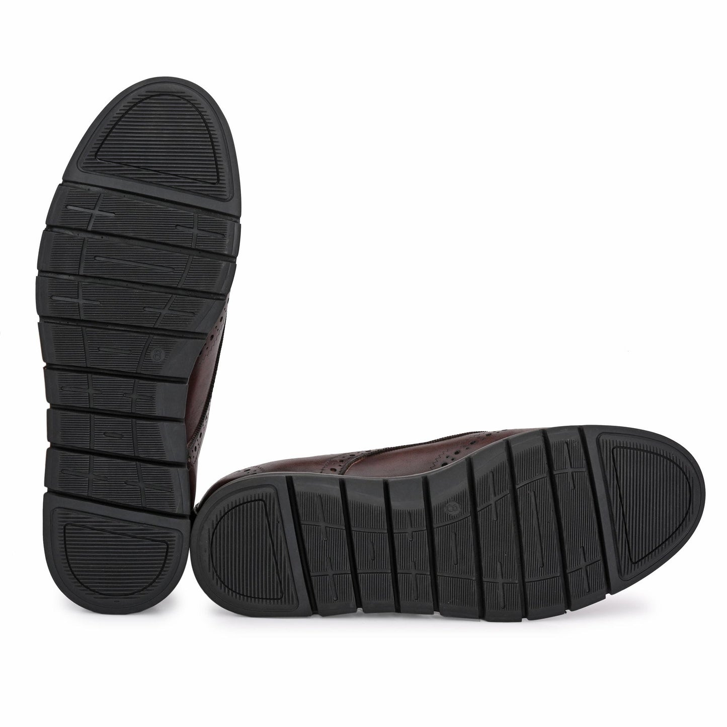 Legwork Brogue Brown Italian Leather Shoe