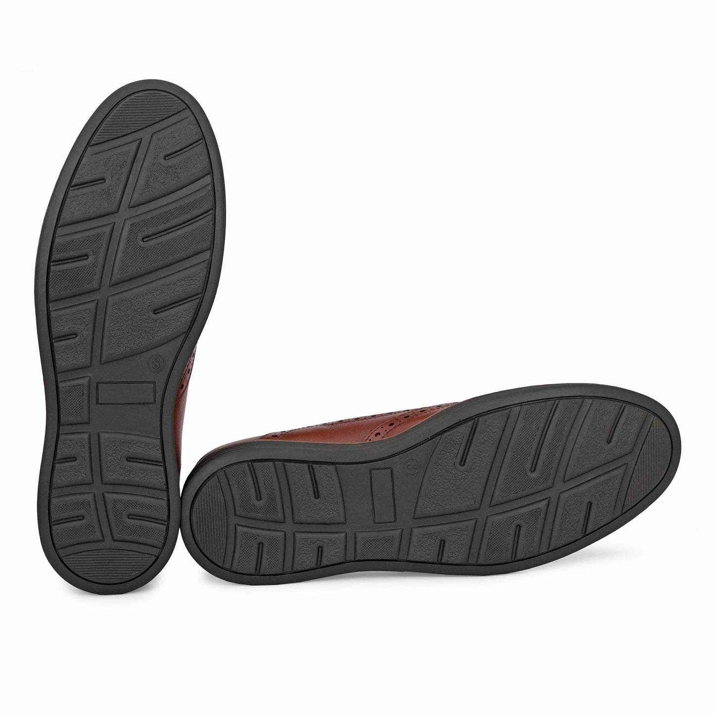 Legwork Laser Brogue Oxford 2.0 Tan Italian Leather Shoes