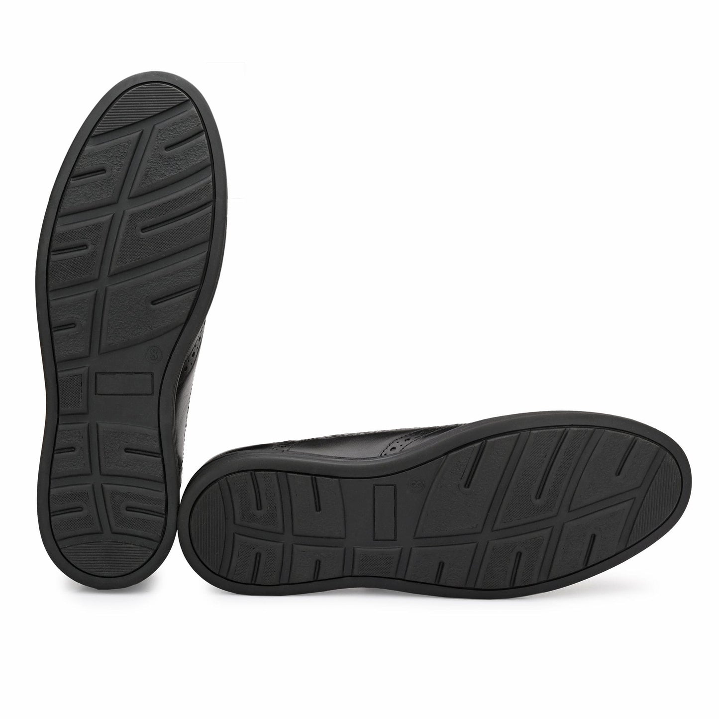 Legwork Laser Brogue Oxford 2.0 Black Italian Leather Shoes