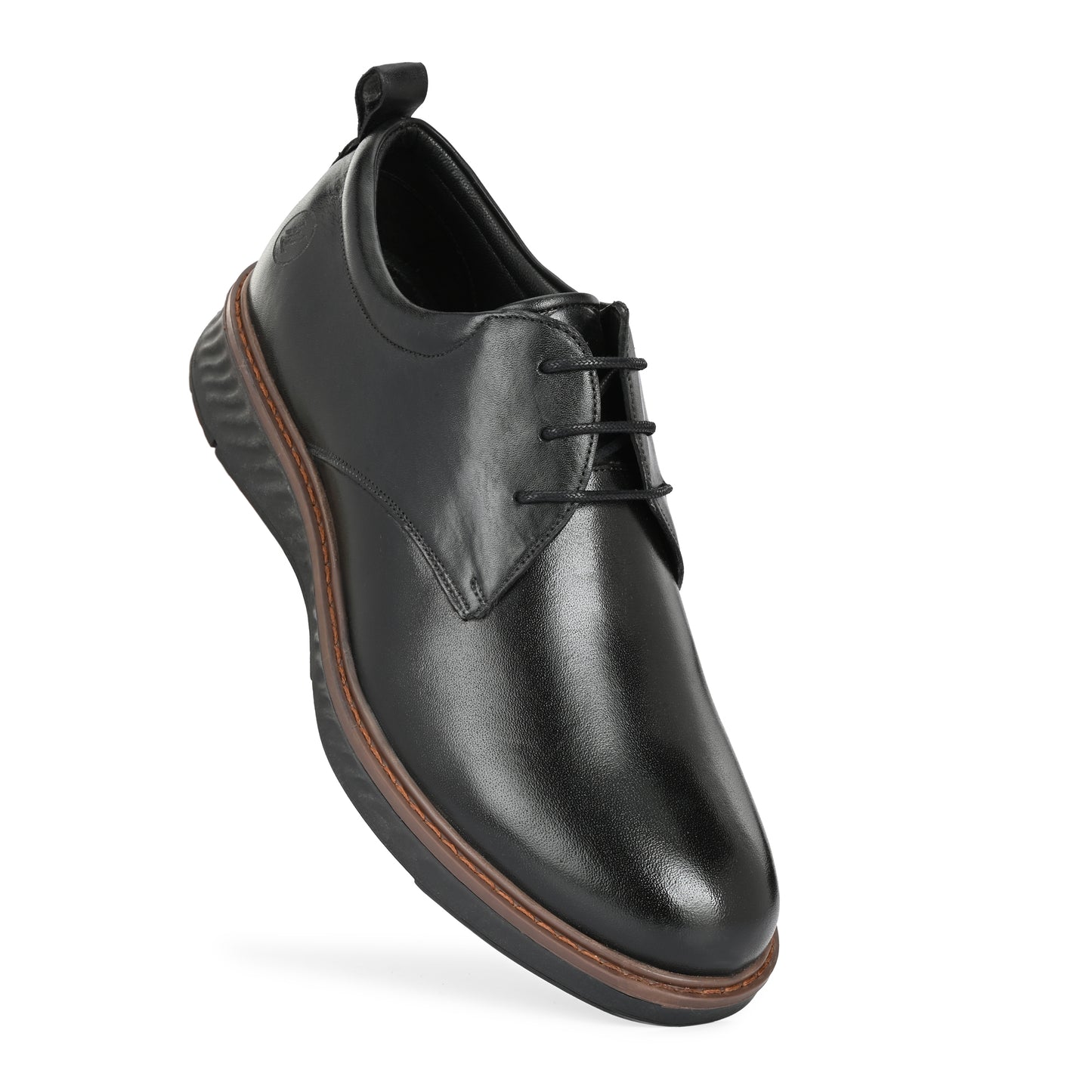 The Metropolitan Hybrid Derby | Men's Black Leather Comfort Dress Shoe
