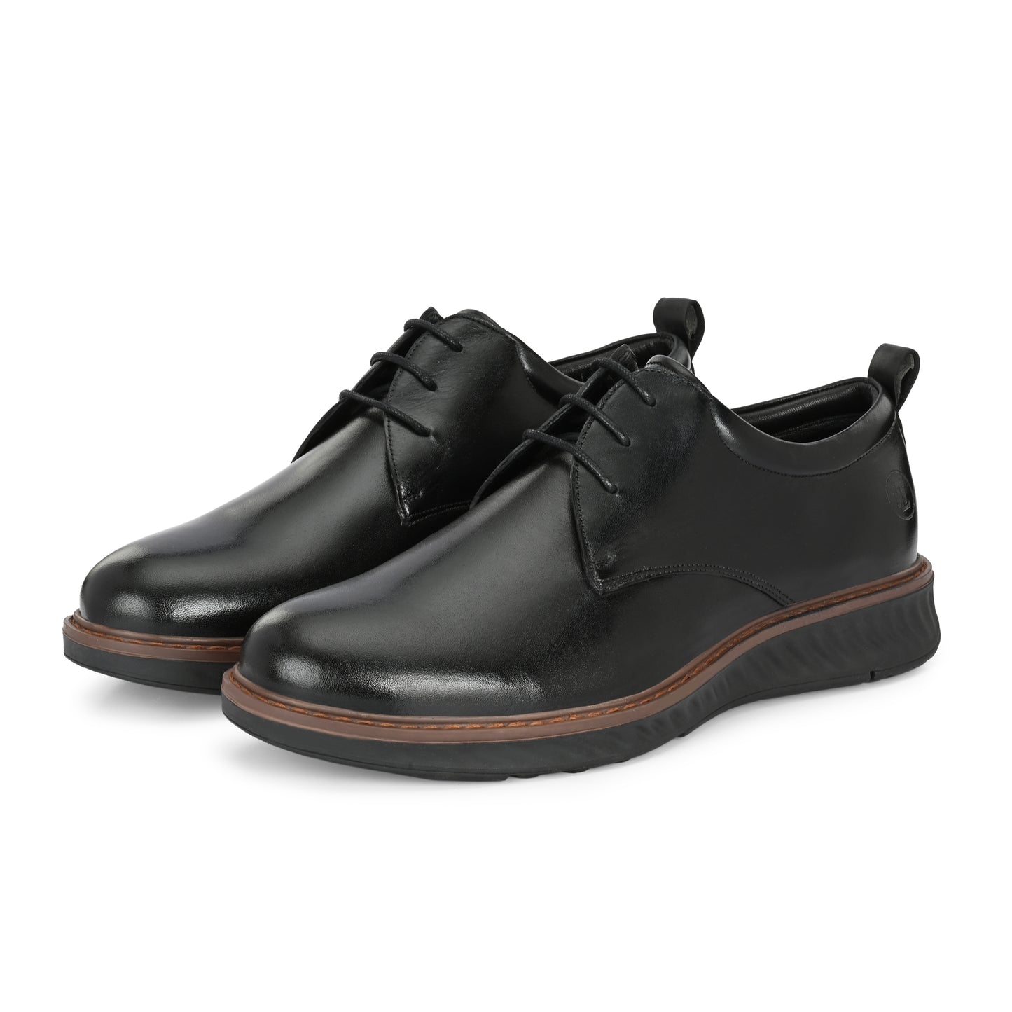 The Metropolitan Hybrid Derby | Men's Black Leather Comfort Dress Shoe