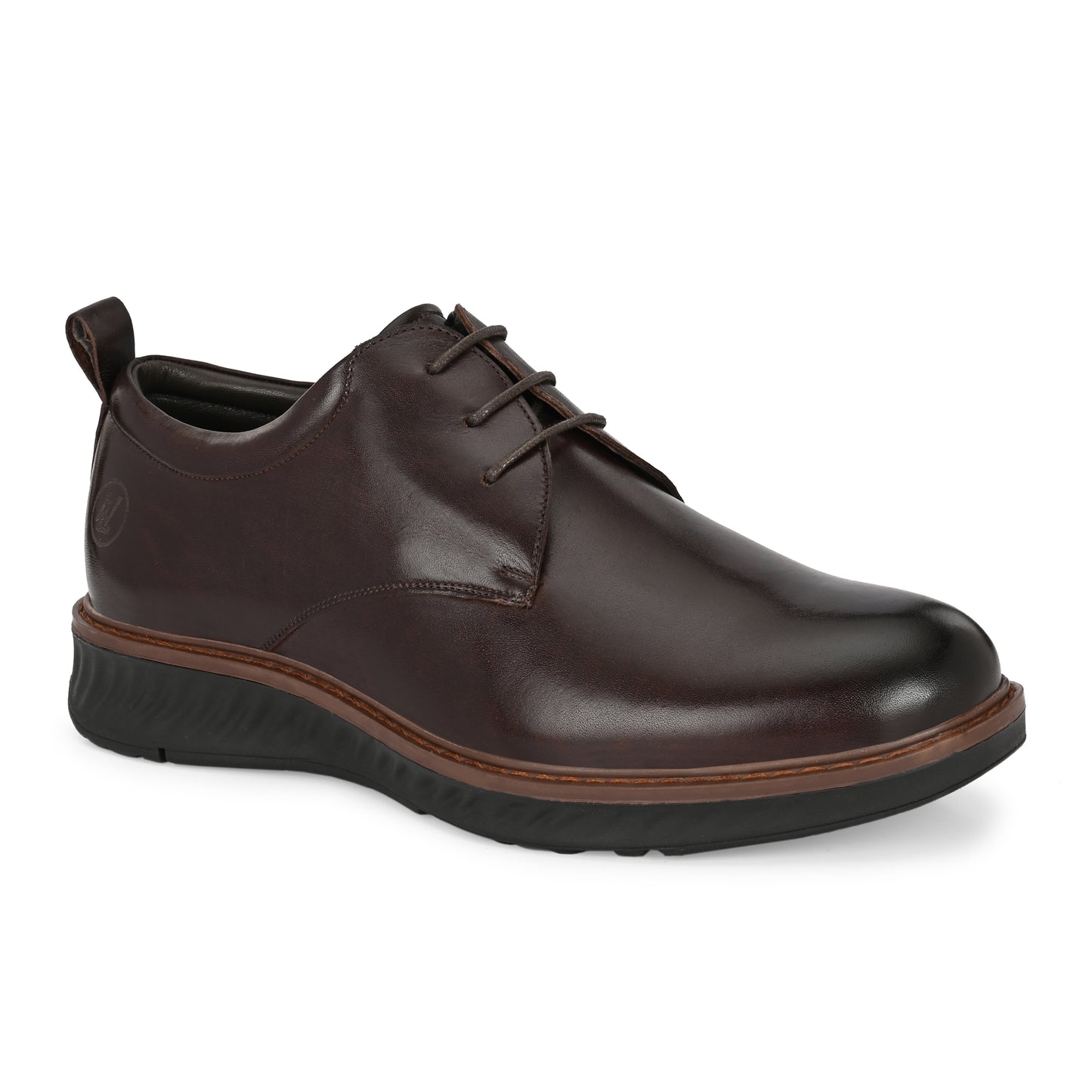 The Metropolitan Hybrid Derby | Men's Brown Leather Comfort Dress Shoe