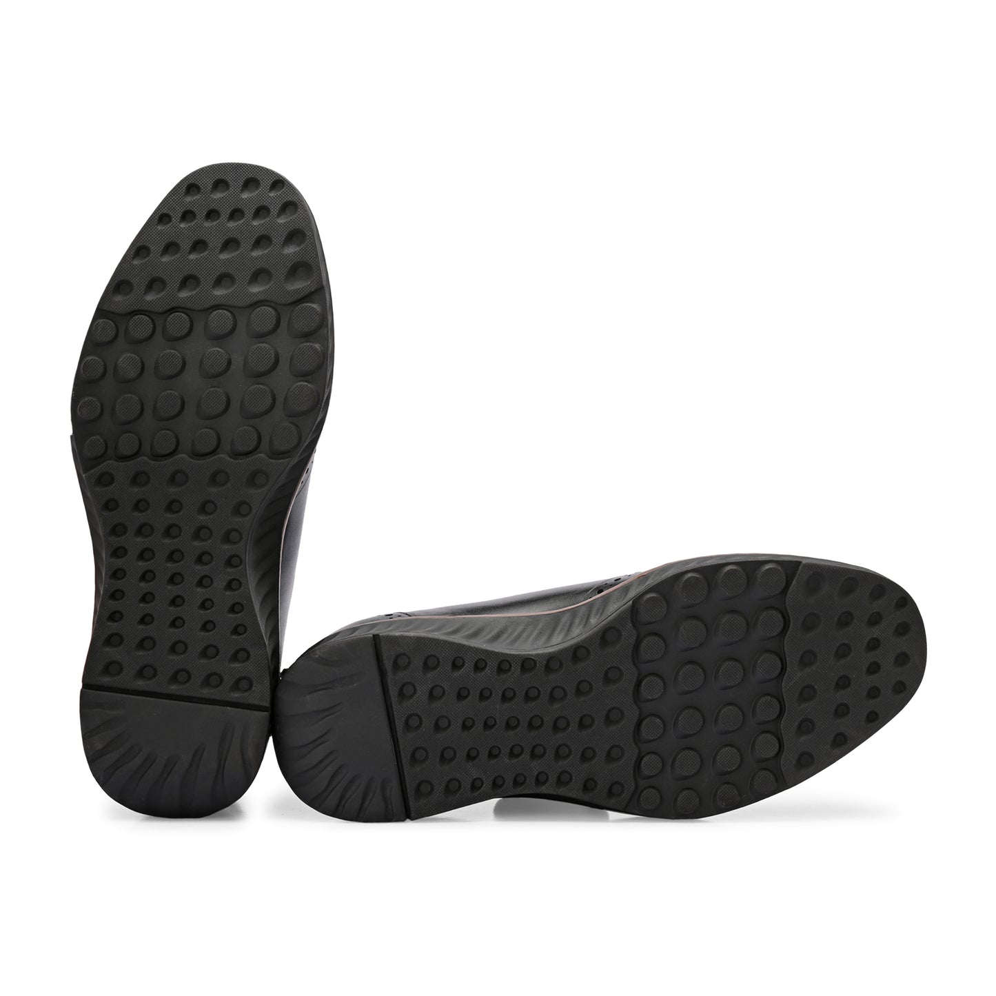 The Apex Brogue Slip-On Black
