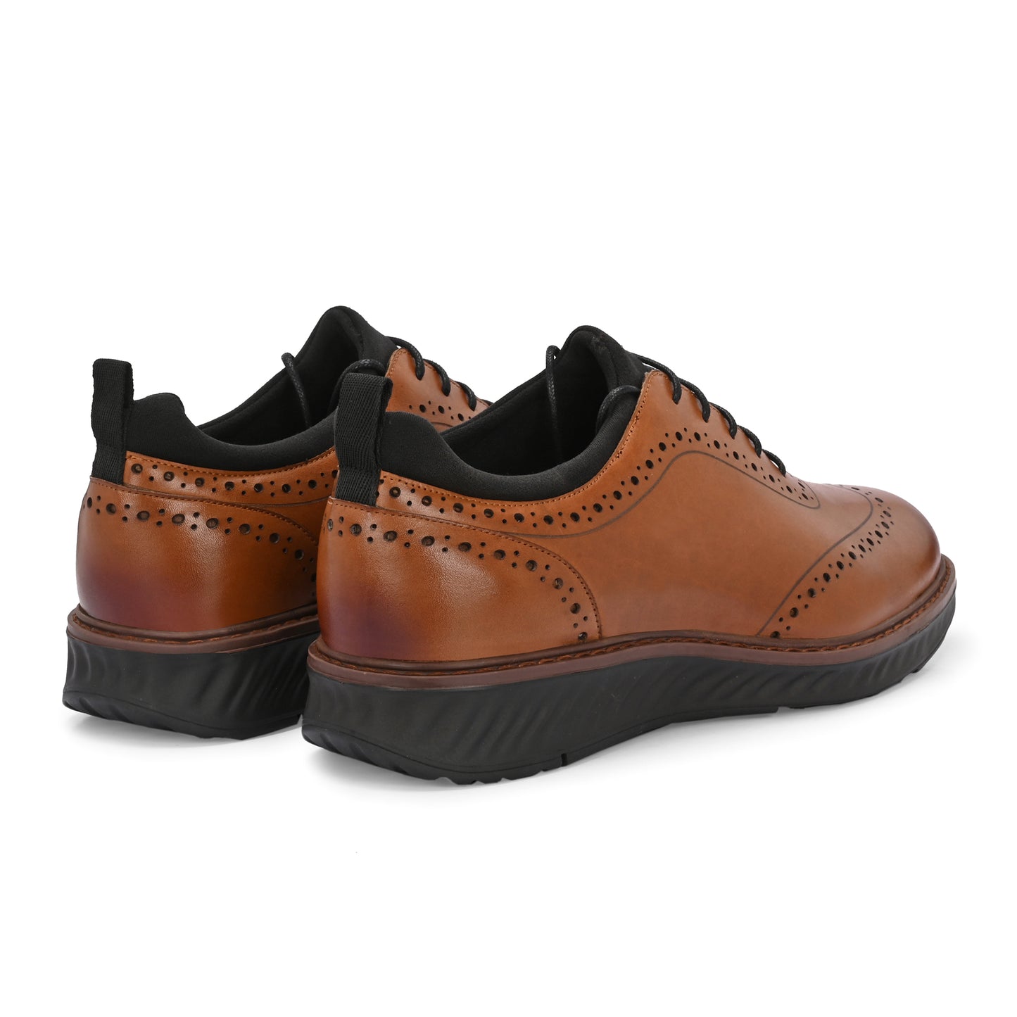 The Apex Brogue Slip-On Tan