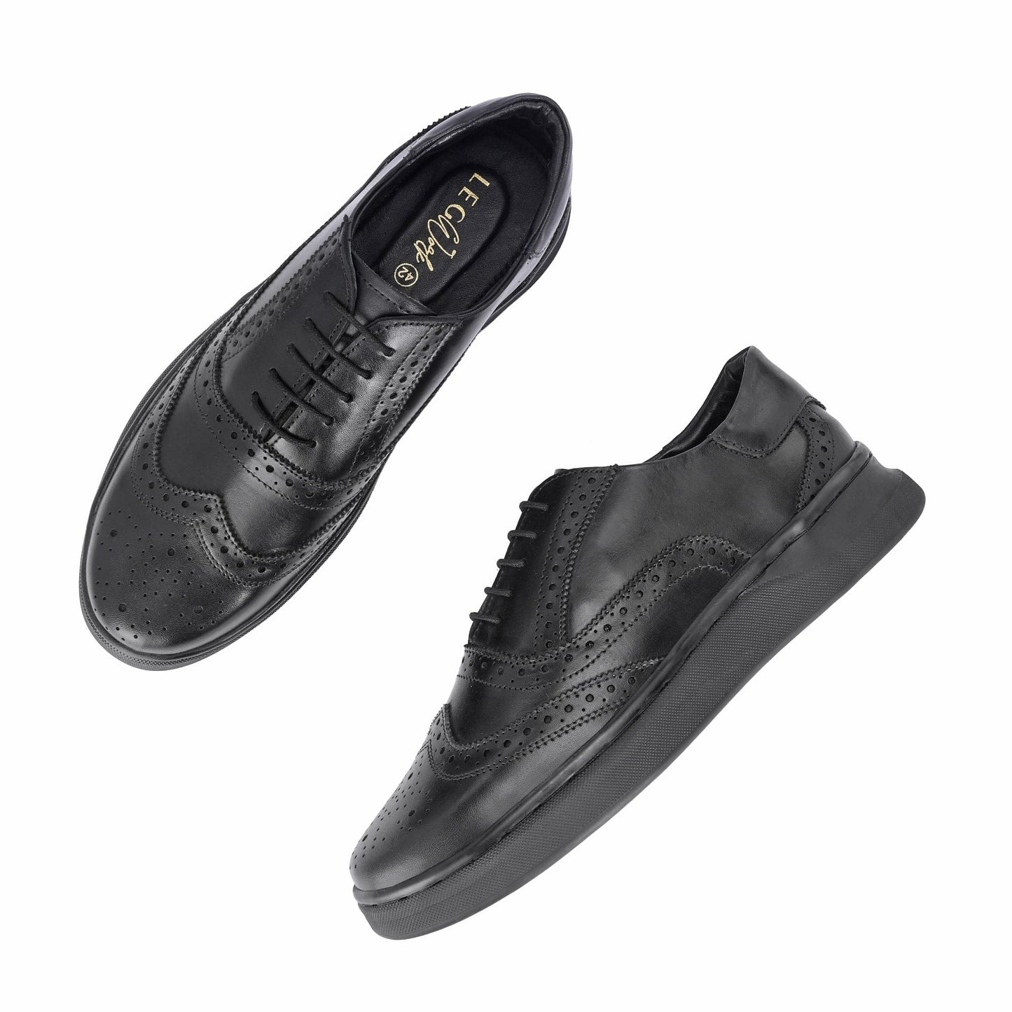 Wingtip Marvel Black Men's Sneakers