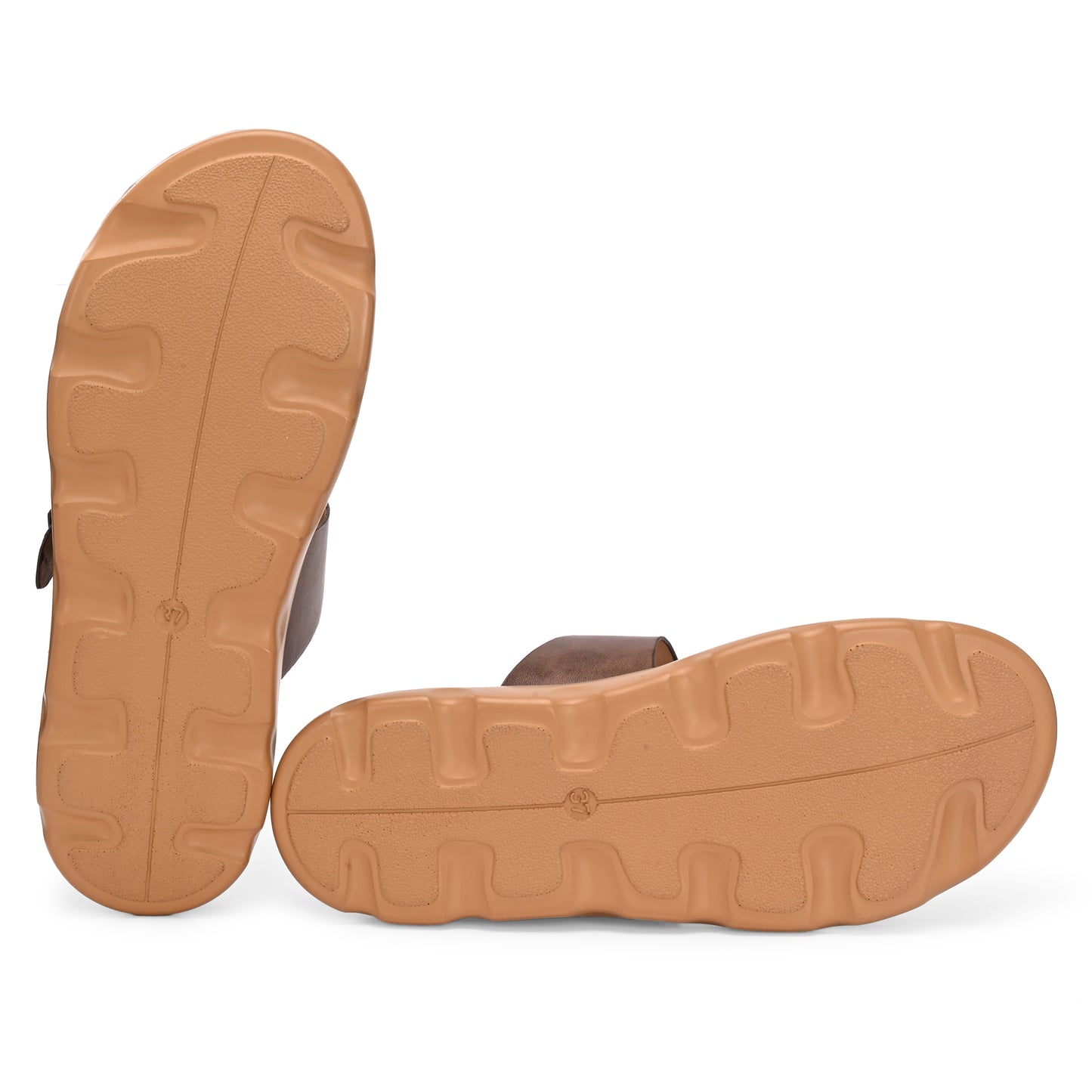 Legwork T-Strap Platform Thong Sandal — Brown