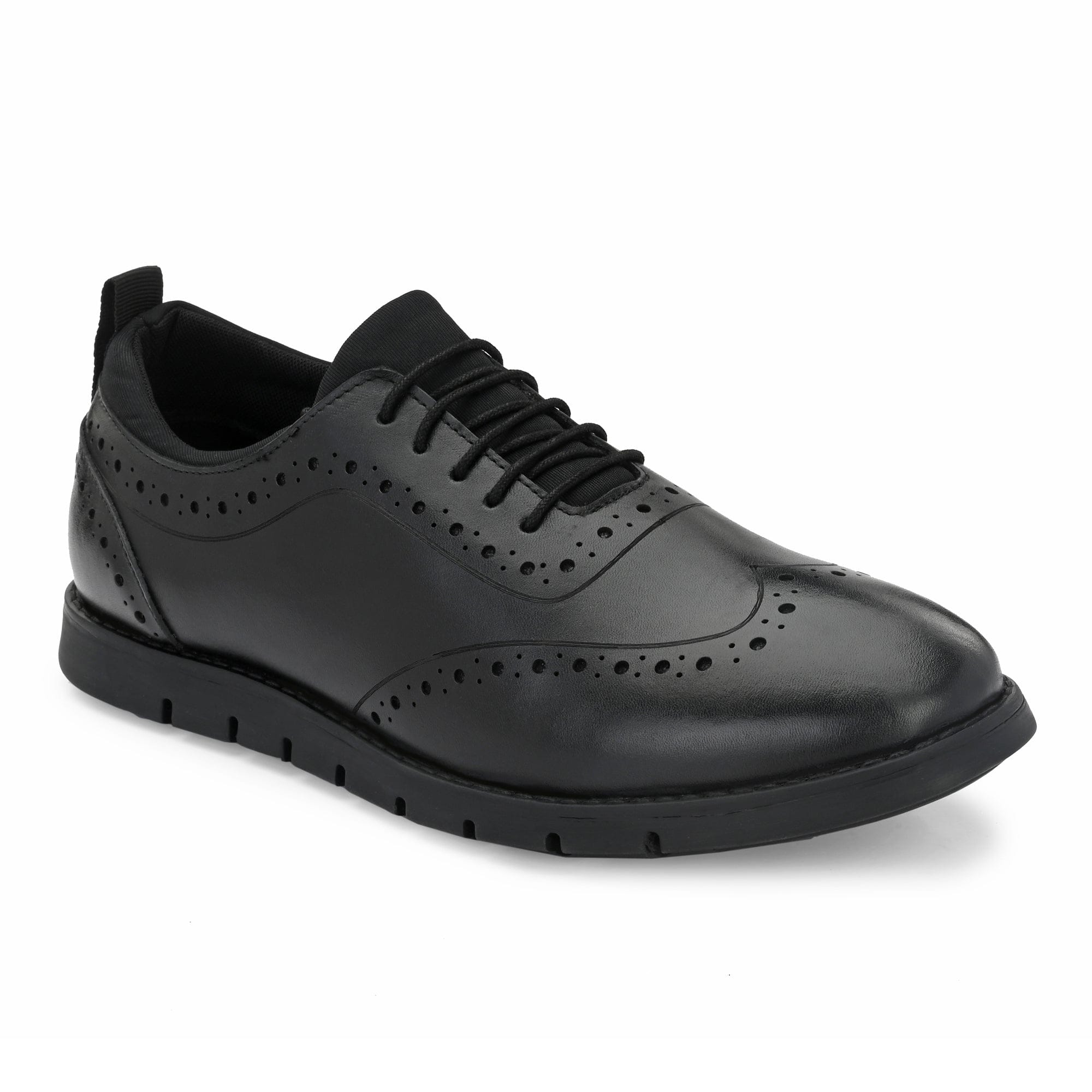 Legwork Brogue 2.1 Black Ultra Italian Leather Shoes