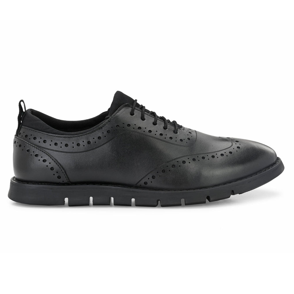 Legwork Brogue 2.1 Black Ultra Italian Leather Shoes