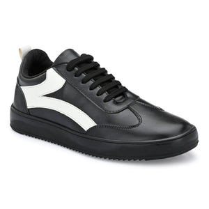Legwork Casual 2.0 Black & White Vegan Leather Shoes