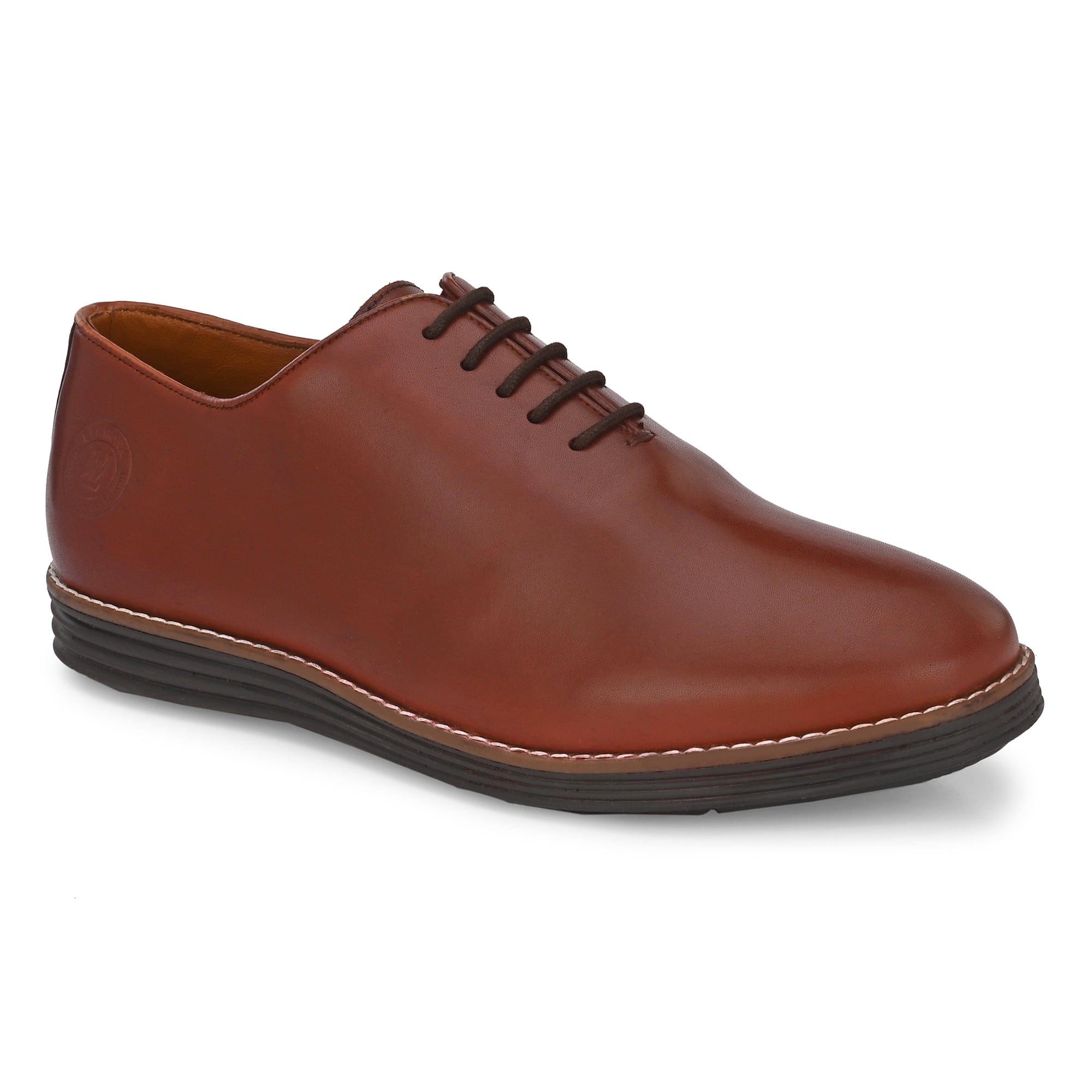 Legwork Wholecut Oxford 2.0 Dark Tan Italian Leather Shoes