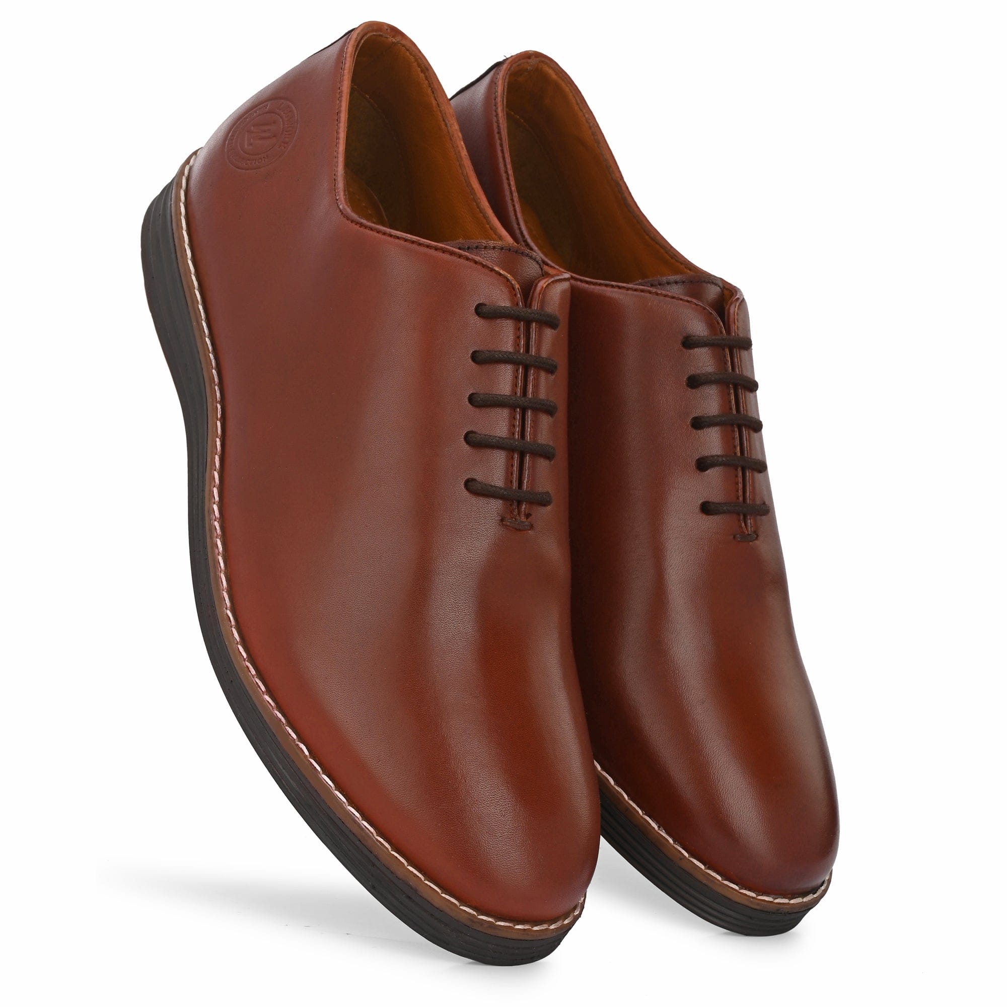 Legwork Wholecut Oxford 2.0 Dark Tan Italian Leather Shoes