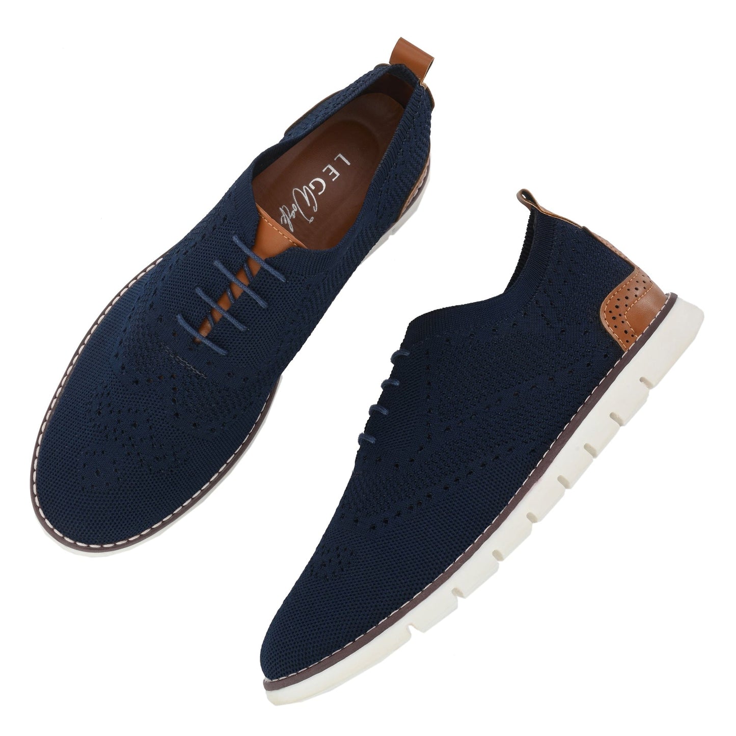 Legwork SWIFTKNIT™ Brogues 100% Recycled Pet Bottles Knit Oxford Dress Shoes