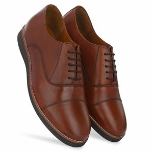 Legwork Oxford Shoe 2.0 Tan Italian Leather Shoes