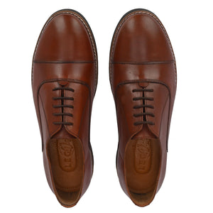 Legwork Oxford Shoe 2.0 Tan Italian Leather Shoes