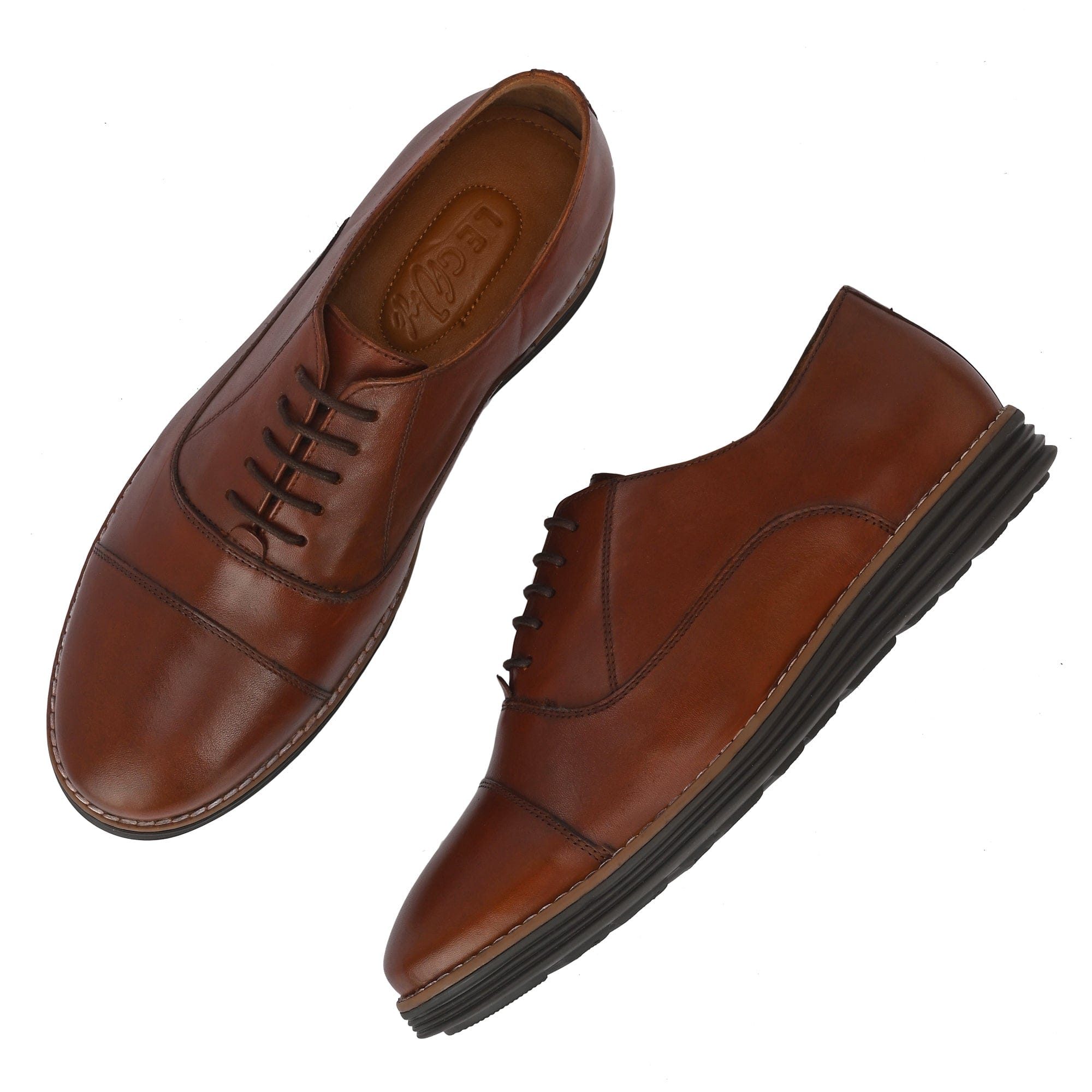 Legwork Oxford Shoe 2.0 Tan Italian Leather Shoes