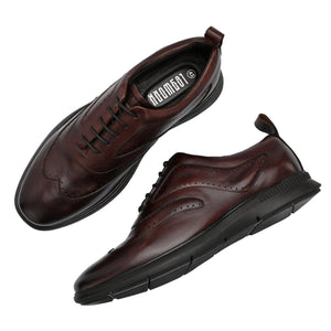 Legwork Classico Brown Full Grain Leather Sneaker