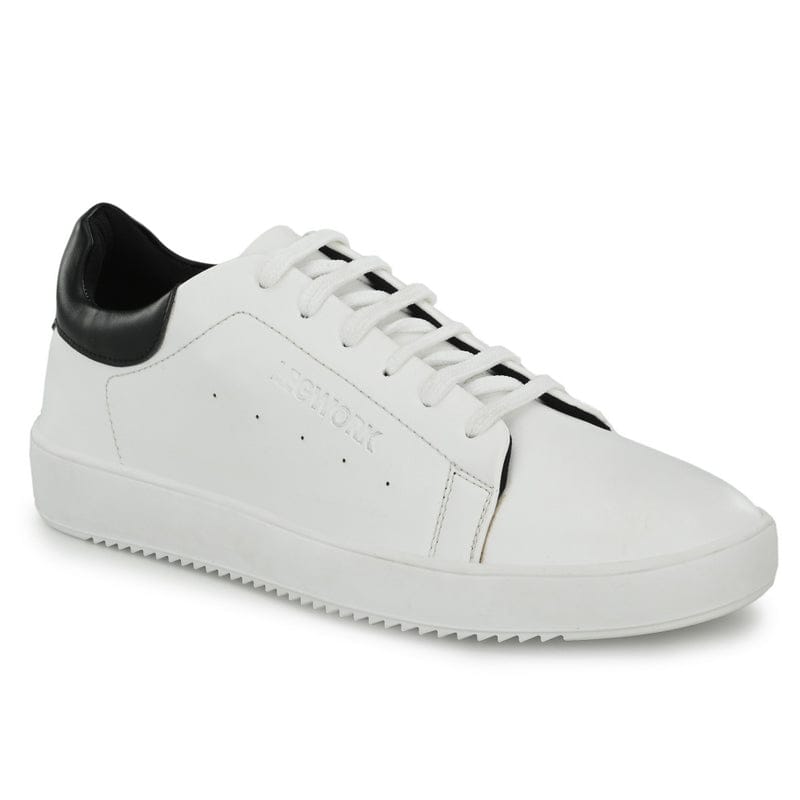 Legwork Casual 2.0 Triple White & Black Vegan Leather Shoes