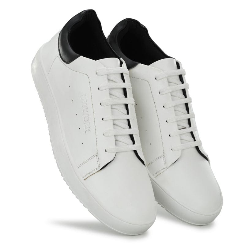 Legwork Casual 2.0 Triple White & Black Vegan Leather Shoes