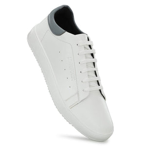 Legwork Casual 2.0 Triple White & Grey Vegan Leather Shoes