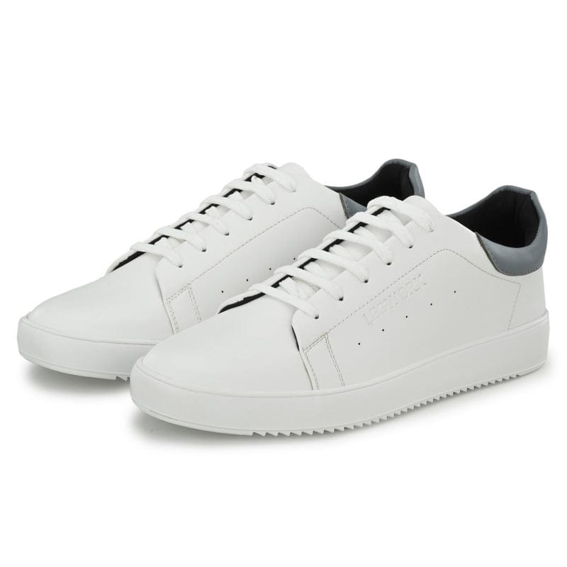 Legwork Casual 2.0 Triple White & Grey Vegan Leather Shoes