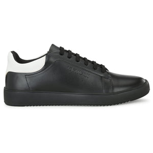 Legwork Casual 2.0 Triple Black & White Vegan Leather Shoes