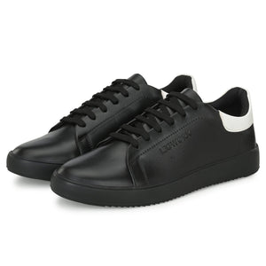 Legwork Casual 2.0 Triple Black & White Vegan Leather Shoes