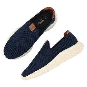 Legwork Drift Navy Comfortable ProKnit Sneakers Shoes made with 100% Recycled Plastic Bottles