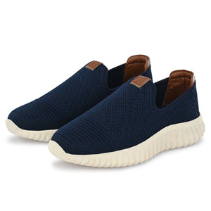 Legwork Drift Navy Comfortable ProKnit Sneakers Shoes made with 100% Recycled Plastic Bottles