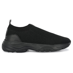 Legwork Comfortable Ultra Triple Black ProKnit Sneakers Shoes made with 100% Recycled Plastic Bottles