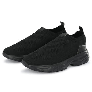 Legwork Comfortable Ultra Triple Black ProKnit Sneakers Shoes made with 100% Recycled Plastic Bottles