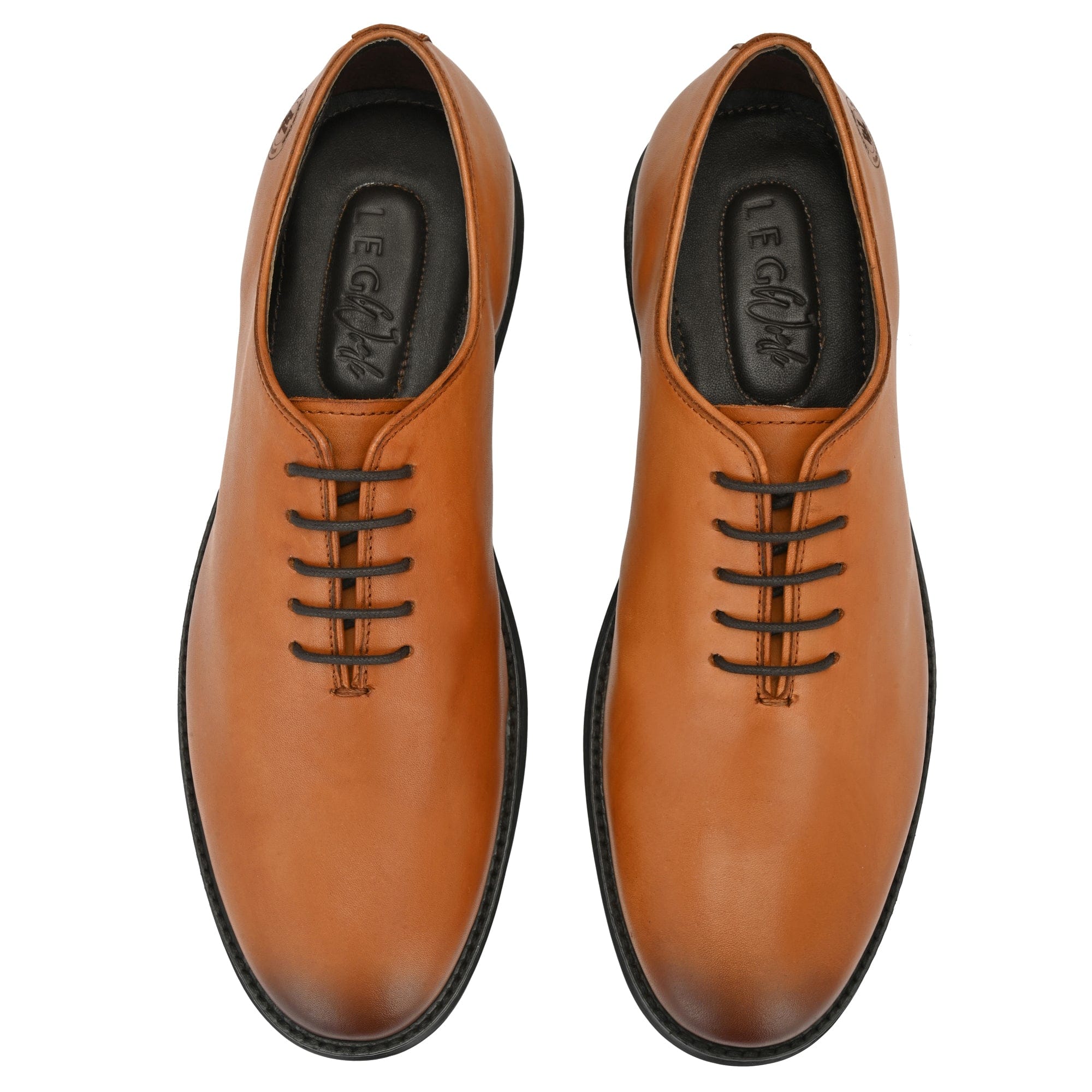 Legwork Wholecut Oxford 2.0 Tan Italian Leather Shoes