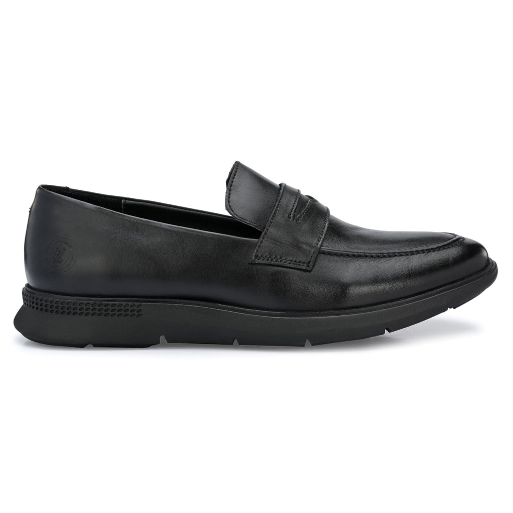 Legwork Loafer 2.0 Black Italian Leather Shoes