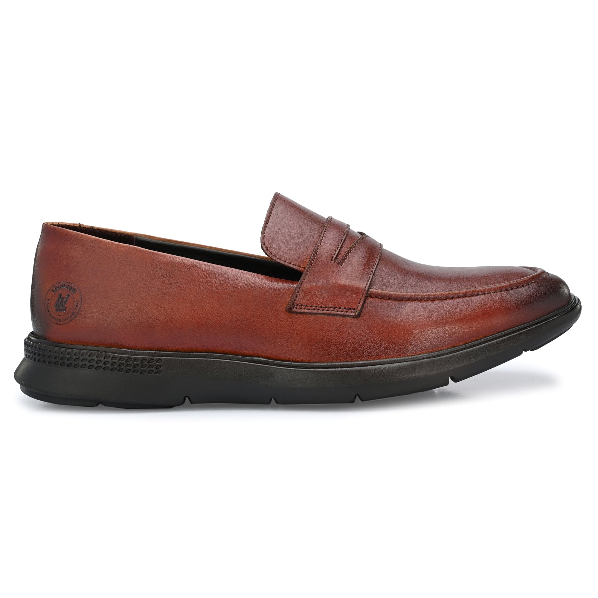 Oxford Brogue Brown Italian Leather Dress Shoes Reverse Goodyear Welte