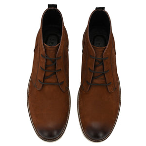 Legwork Retro Mocha Italian Leather Chukka Boot