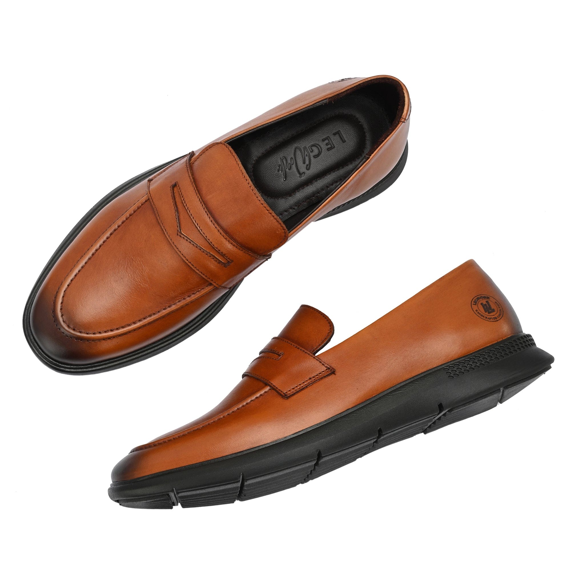 Legwork Loafer 2.0 Tan Italian Leather Shoes