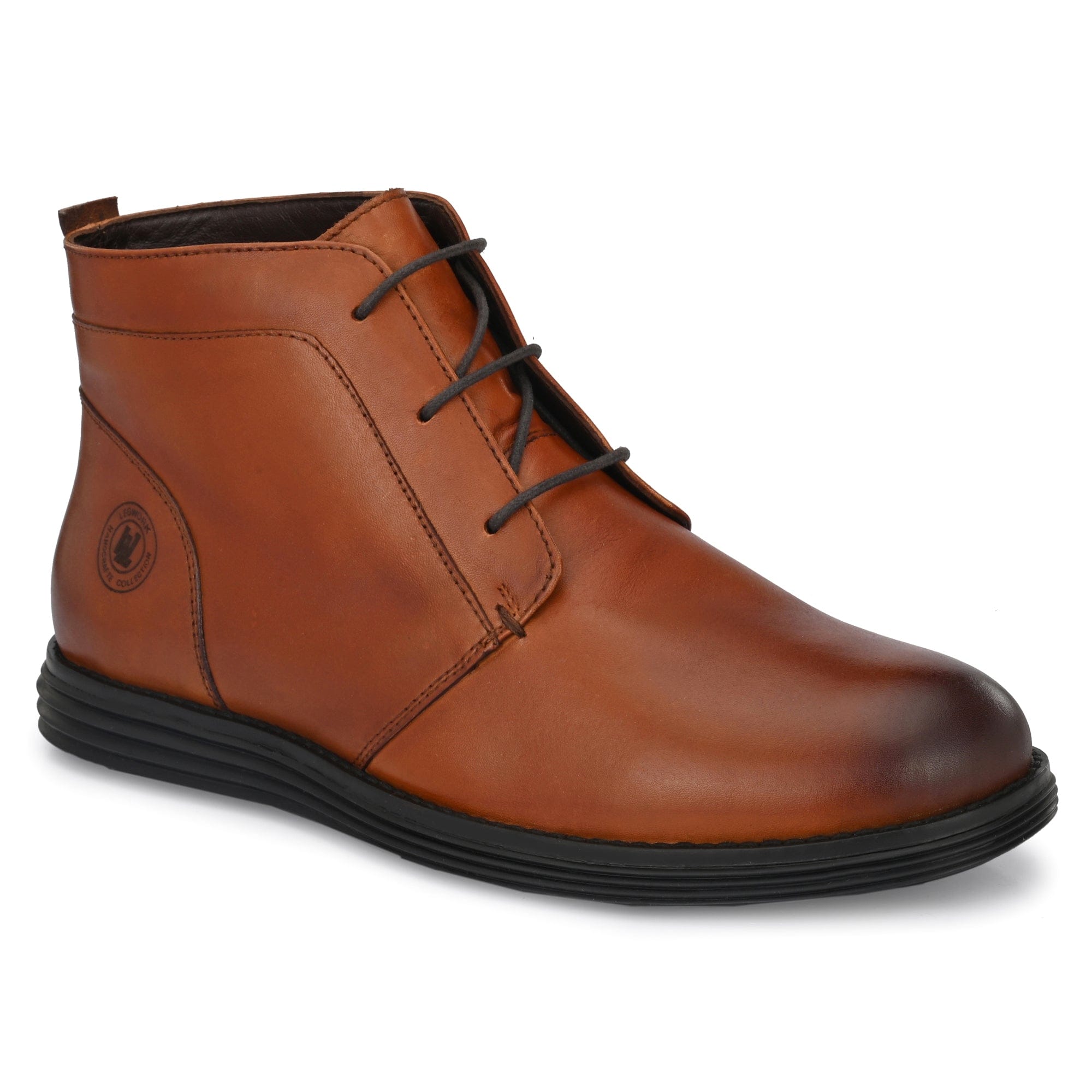 Legwork Retro British Tan Italian Leather Boot