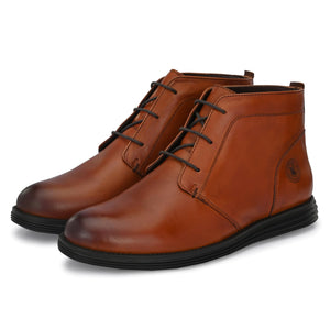 Legwork Retro British Tan Italian Leather Boot