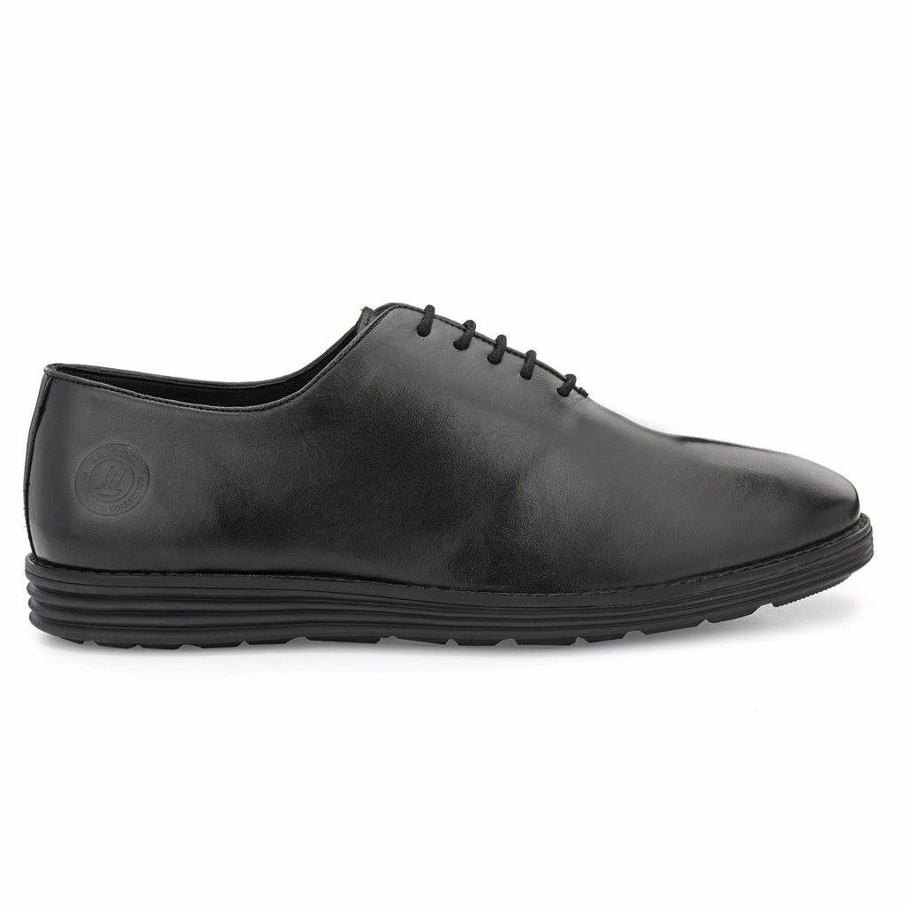 Legwork Wholecut Oxford 2.0 Black Italian Leather Shoes