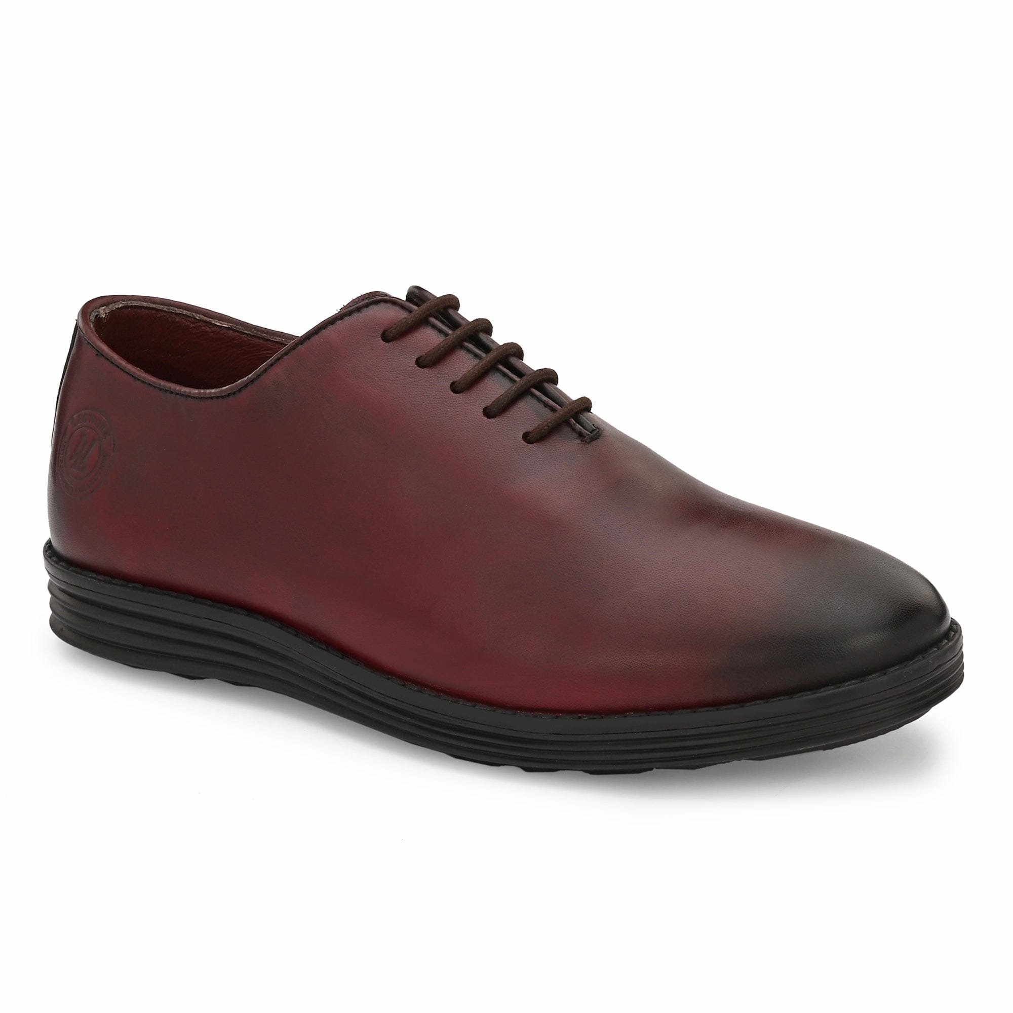 Legwork Wholecut Oxford 2.0 Cognac Red Italian Leather Shoes