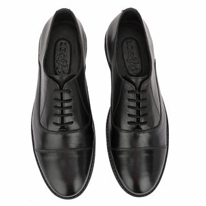 Legwork Oxford 2.0 Black Italian Leather Shoes