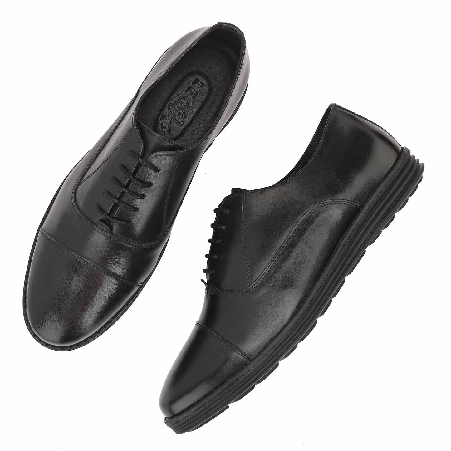 Legwork Oxford 2.0 Black Italian Leather Shoes