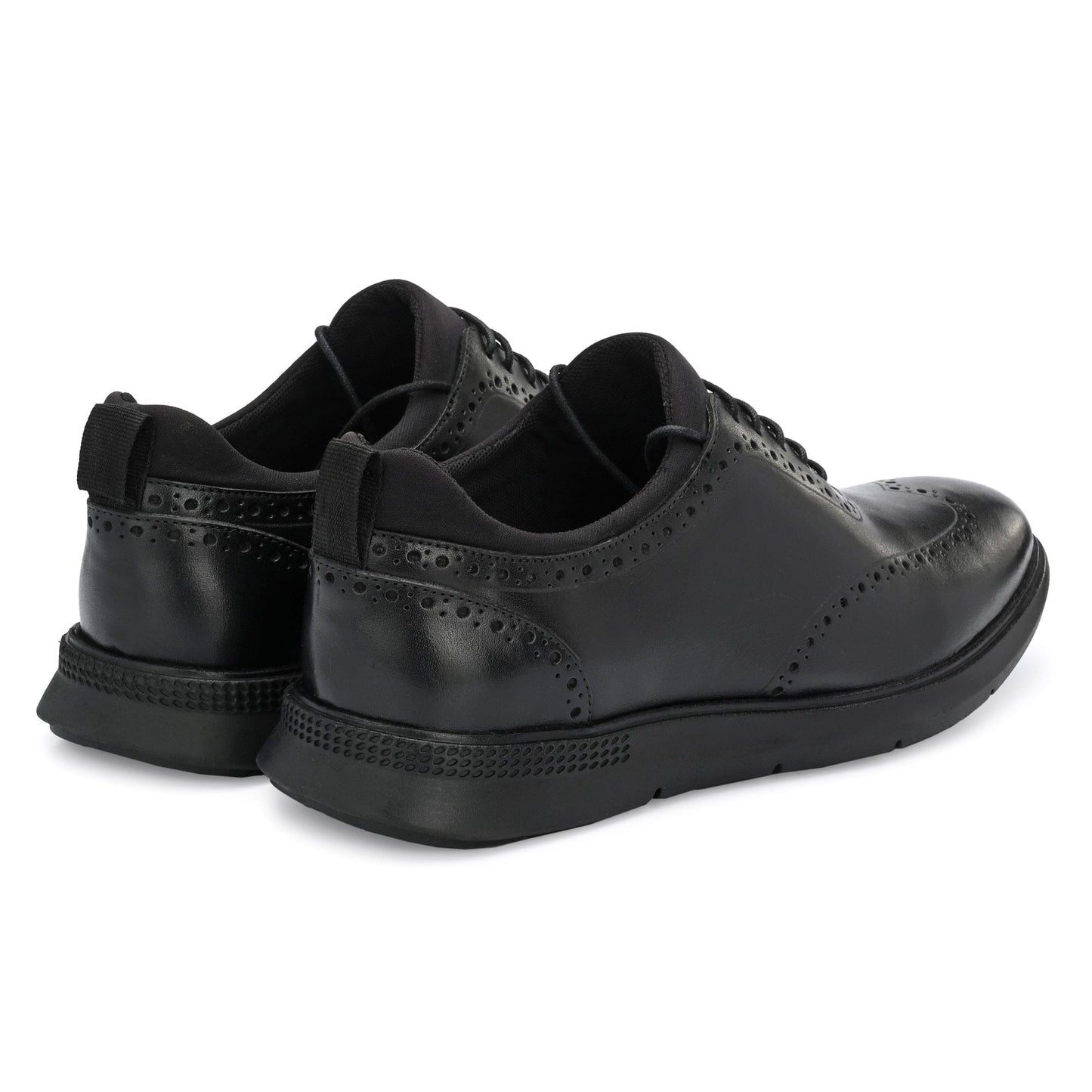 Legwork Brogue 2.0 Black Italian Leather Shoes