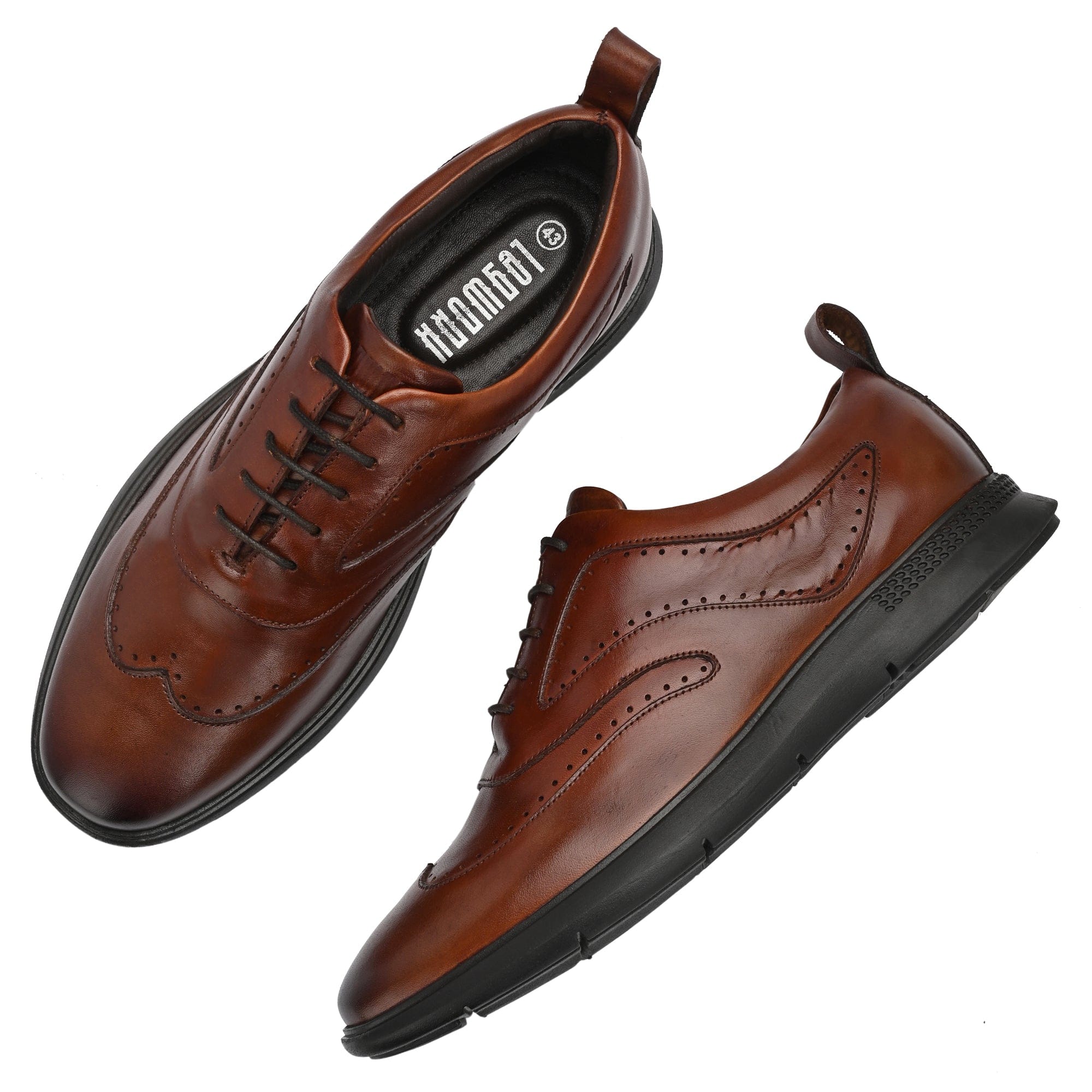 Legwork Classico Dark Tan Full Grain Leather Sneaker