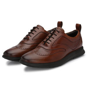 Legwork Classico Dark Tan Full Grain Leather Sneaker