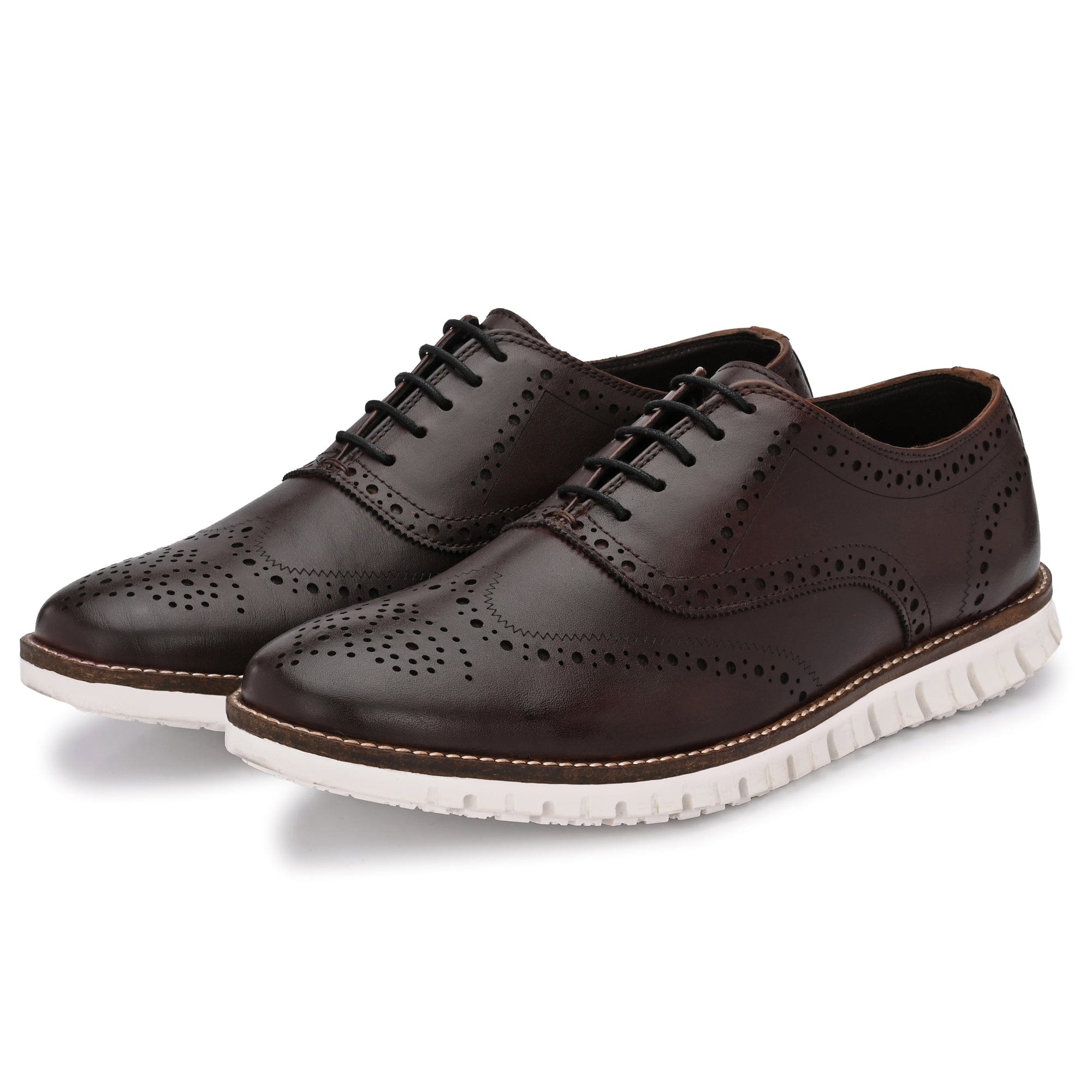 Legwork Informal Cobblestone Brown Italian Leather Shoes