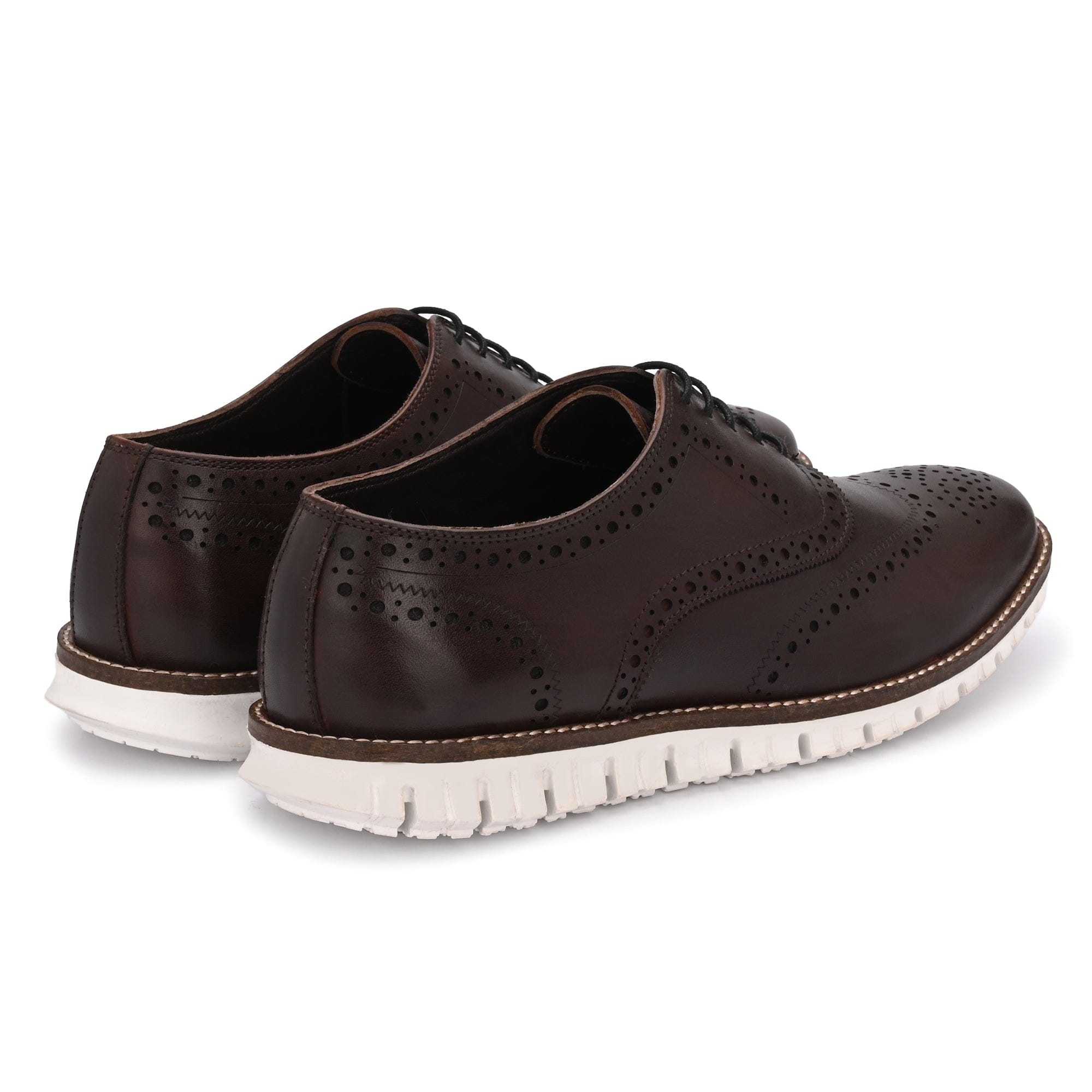 Legwork Informal Cobblestone Brown Italian Leather Shoes