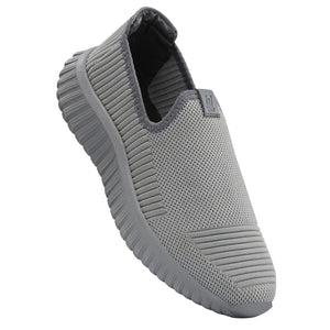 Legwork Drift Triple Grey Comfortable ProKnit Sneakers Shoes made with 100% Recycled Plastic Bottles