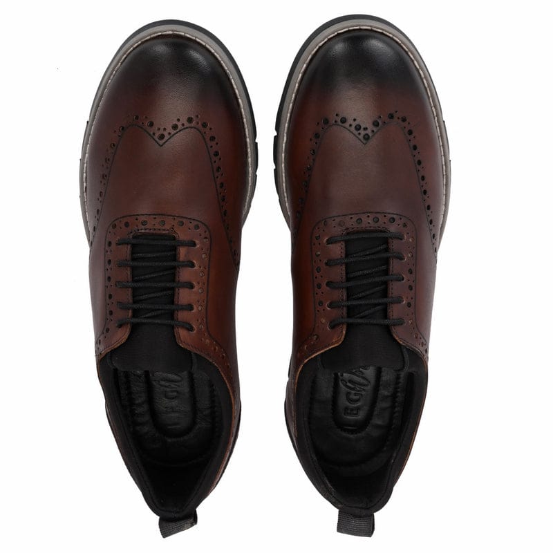 Legwork Brogue 2.1 Mocha Ultra Italian Leather Shoes