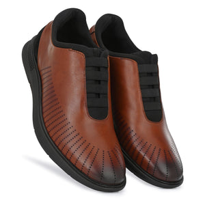 Legwork Laser 2.0 Panelled Lace Up Italian Leather Shoes